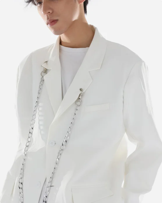 White Brisk Men's Casual Shirt 1:1 2:6